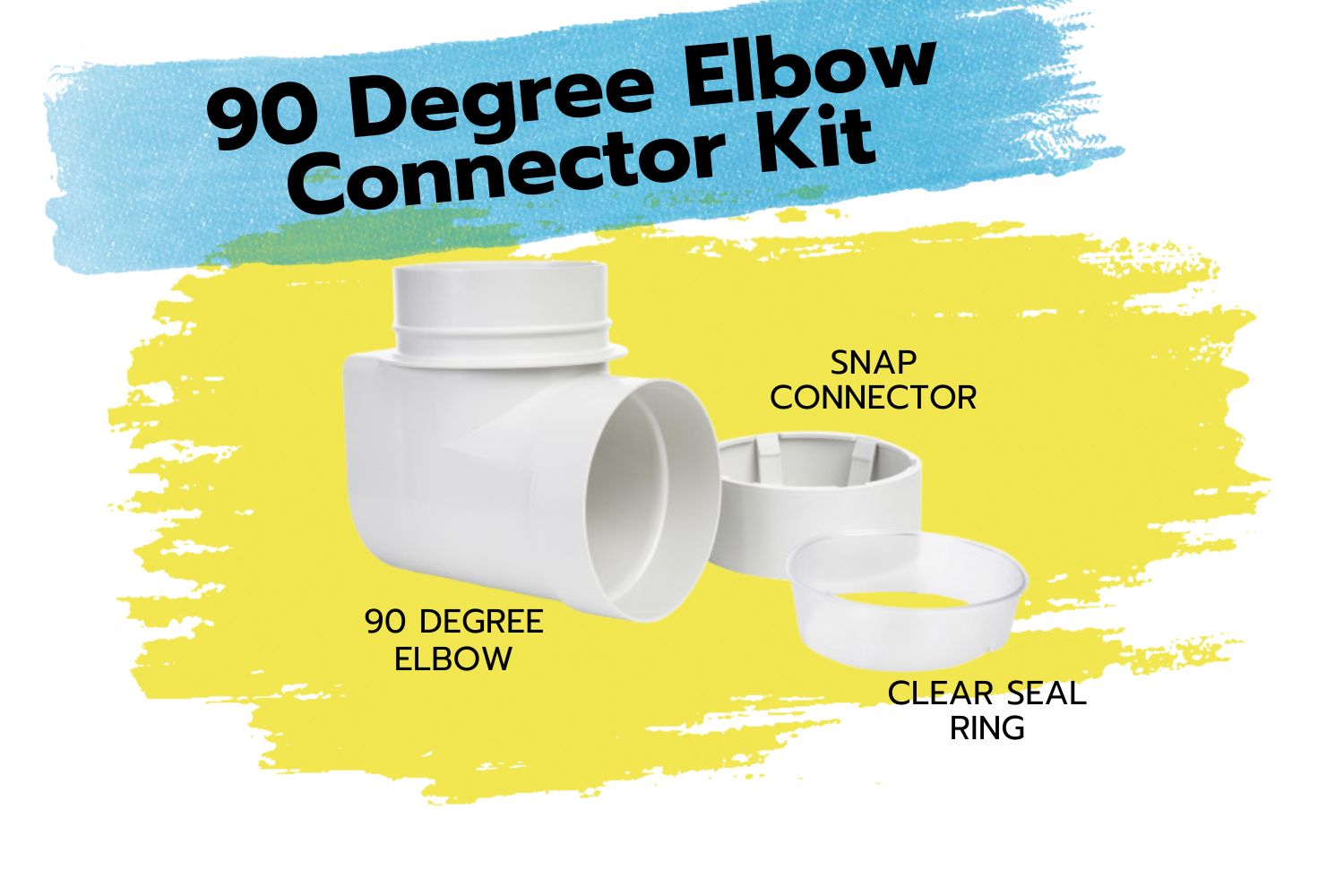 Snap to Vent Quick Connect Dryer 90 Elbow